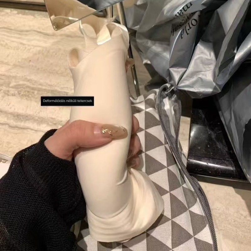 Metwo Varrat nélküli melltartó latex kosarakkal, push-up, lélegző, 3/4 kosár, vékony formázott kosár