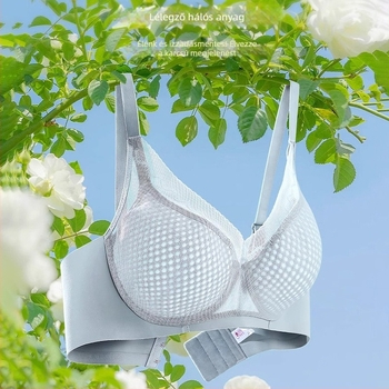 Női csipkés melltartó, gyengéd támogatás, kosár 3/4, vékony formázott kosár, légáteresztő, fő anyag nylon