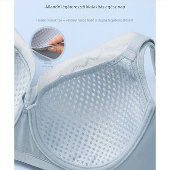 Női csipkés melltartó, gyengéd támogatás, kosár 3/4, vékony formázott kosár, légáteresztő, fő anyag nylon