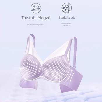 Női csipkés melltartó, gyengéd támogatás, kosár 3/4, vékony formázott kosár, légáteresztő, fő anyag nylon