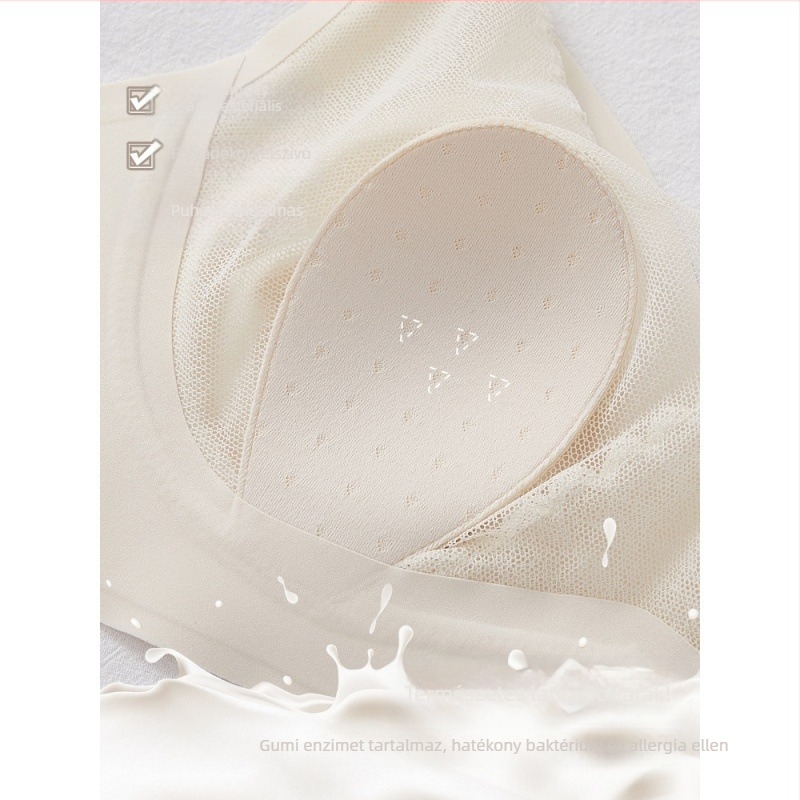 Melltartó nyúlfülű kosarakkal, varrás nélküli, ultra vékony formázott kosarak, felső támasz