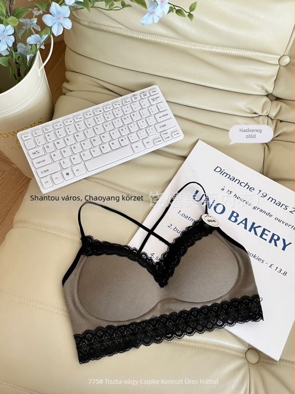 Wrap melltartó / csőtop – Sling forma, kosár 3/4, közepes tömött kosár, szexi stílus, anyag Rayon