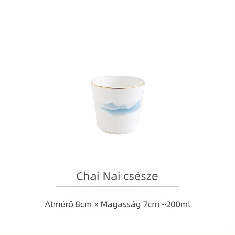 Csont porcelán étkészlet – tálak és tányérok, virágos mintázat, modern minimál stílus, kerek forma