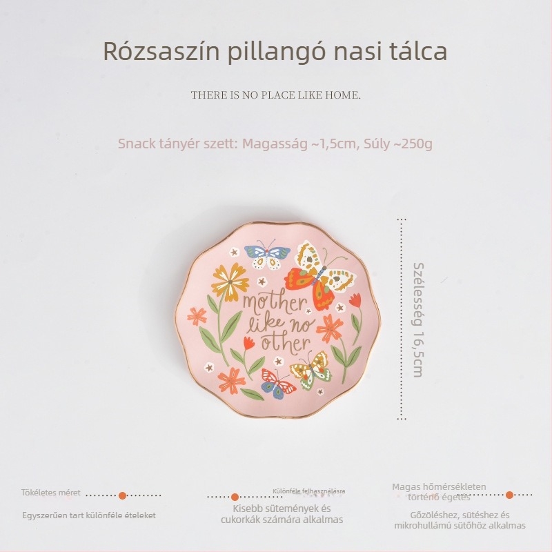 Kerámia lapos tál, szabálytalan formájú, alglazúr színnel, mikrohullámú sütőben használható, kreatív stílus