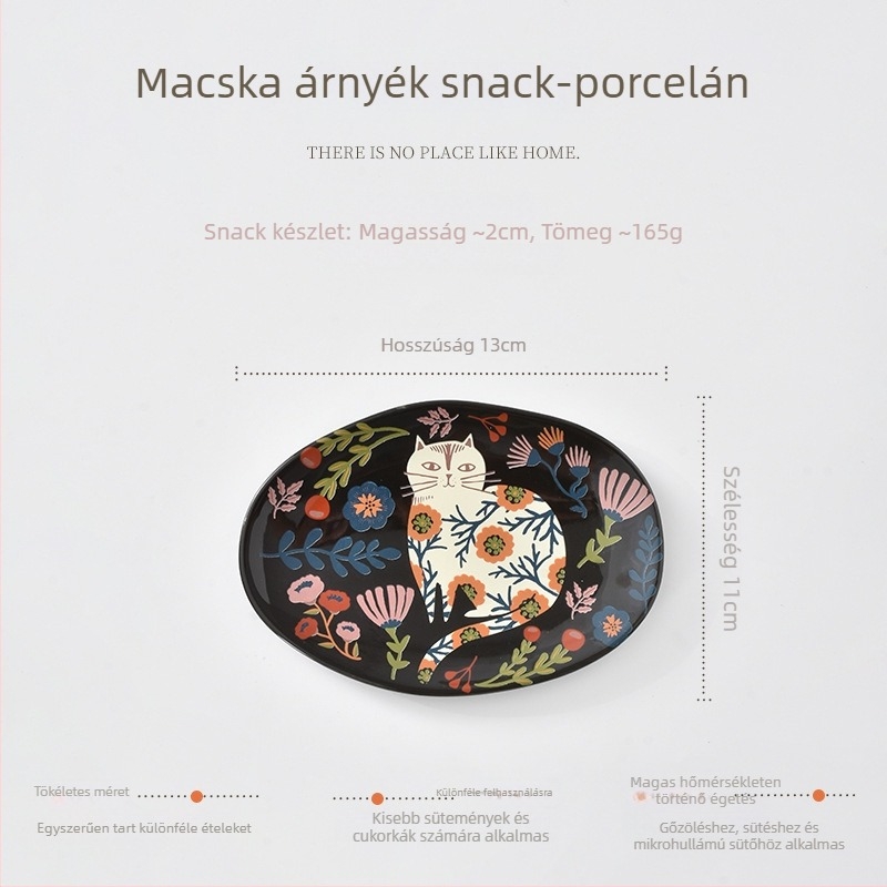 Kerámia lapos tál, szabálytalan formájú, alglazúr színnel, mikrohullámú sütőben használható, kreatív stílus