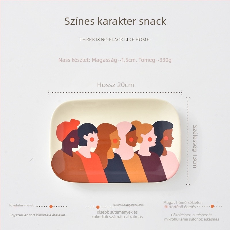 Kerámia lapos tál, szabálytalan formájú, alglazúr színnel, mikrohullámú sütőben használható, kreatív stílus