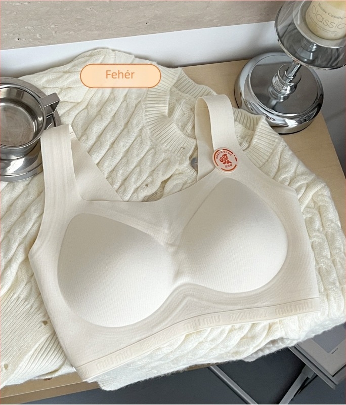 Push-Up melltartó, 3/4 kosár, formázó kosár poliészterből, fő anyag nylon, rögzített kettős vállpántok