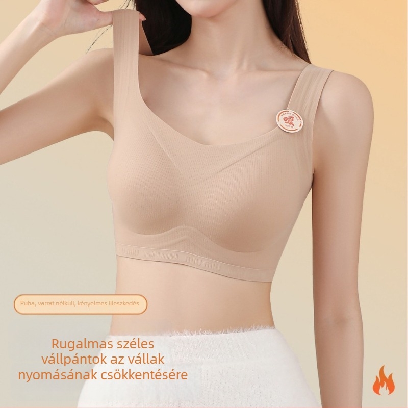 Push-Up melltartó, 3/4 kosár, formázó kosár poliészterből, fő anyag nylon, rögzített kettős vállpántok