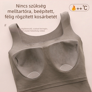 Derong márkájú meleg mellény, dupla oldalú fleeces béléssel, fűtő funkcióval, melltartó nélkül, alapruha nőknek