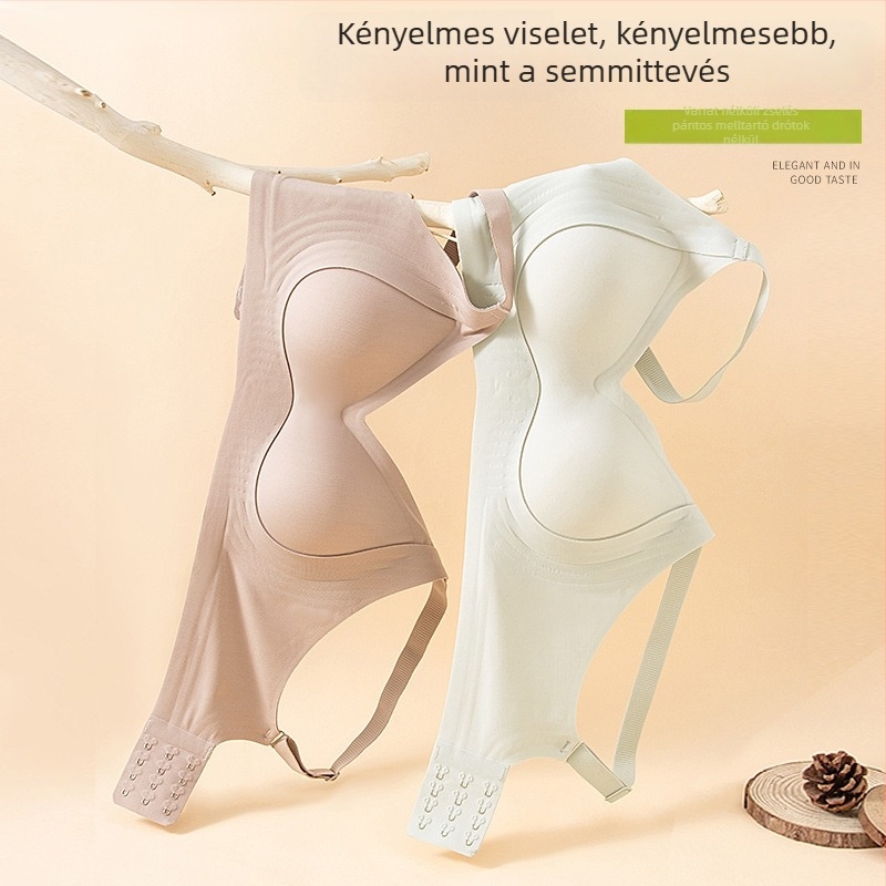Zselés, seamless női melltartó fixált kivitelben, magas oldaltartással, emeli a melleket és nyújt gyengéd támaszt
