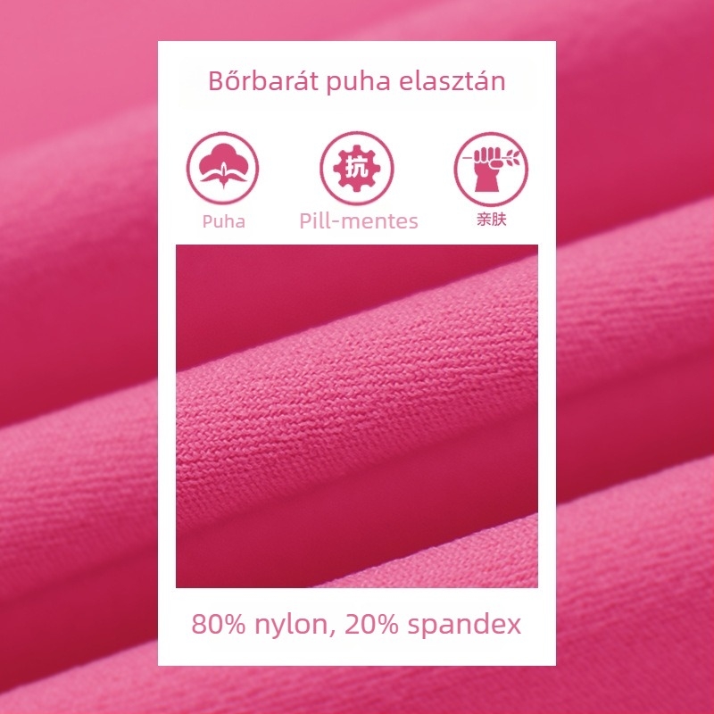 Női jóga sporttop mellpárnával, lélegző, karcsú fazon, 80% nylon, 20% spandex