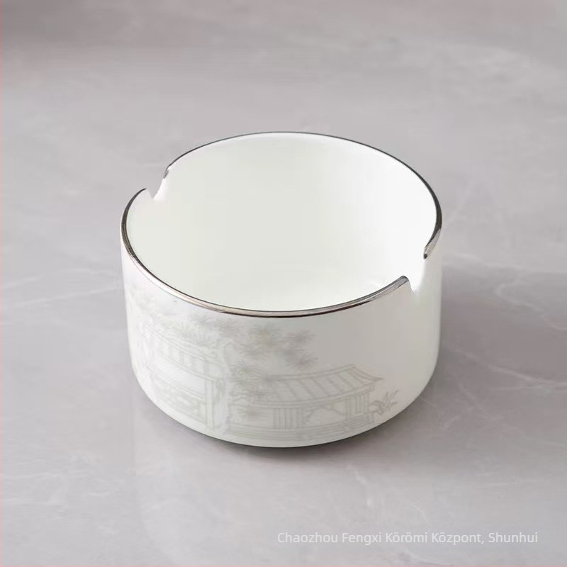 Szállodai asztali edénykészlet kerámia, új kínai stílus, csont porcelán több mint 45% tartalom, logó nyomtatás elérhető