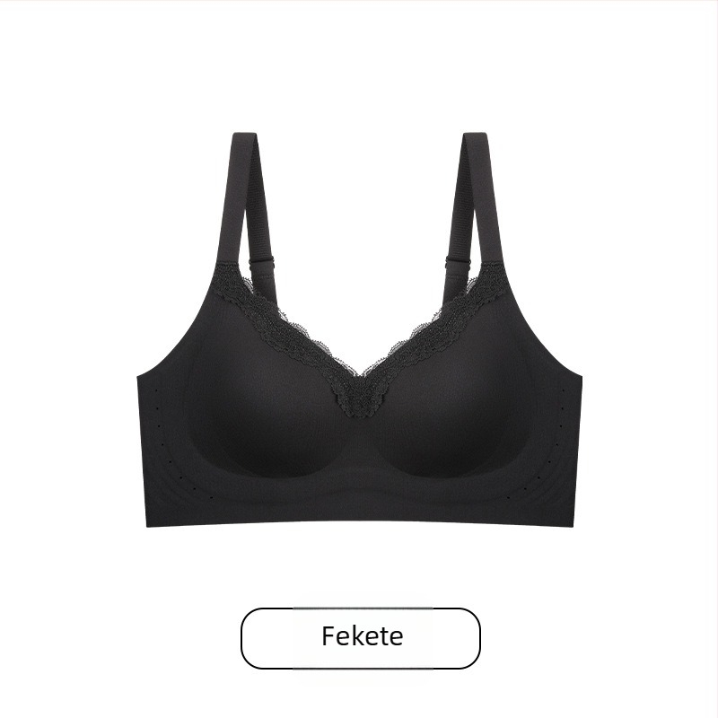 Seksi mindennapi melltartó, puha támasztás, varrás nélküli csipke, formázza a hátat és megakadályozza a megereszkedést