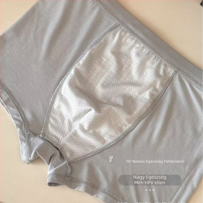 3 darabos Modal férfi boxer briefs, antibakteriális, kényelmes, lélegző, izzadság-elvezető, varrásmentes, magas rugalmasságú.