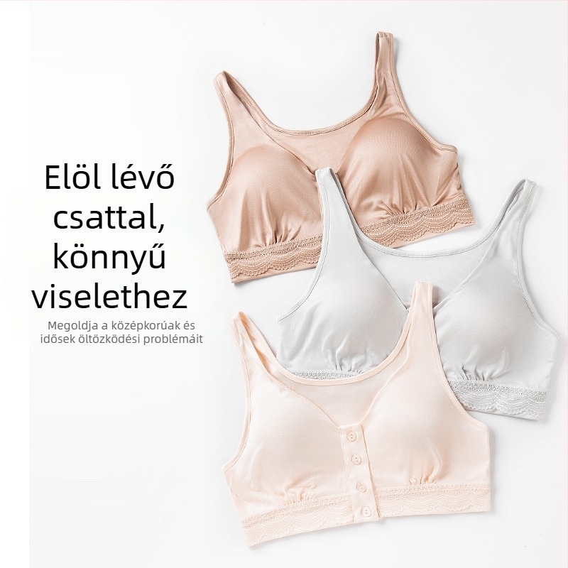 Mulberry selyem melltartó elől záródóval, vékony formázott kosarakkal, selyembéléssel