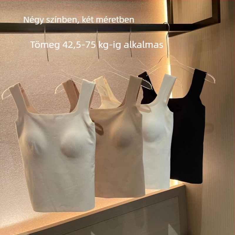 Melegítő mellény beépített mellszövet párnával, nylon anyag, kapucnival, U-alakú kivágás, normál vastagság 251–300 g/m²
