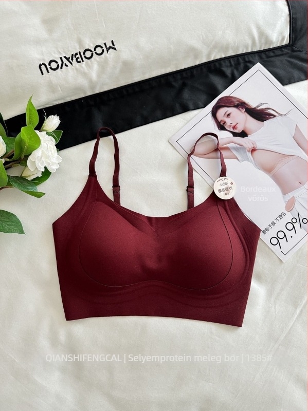 Sínmentes, vezeték nélküli hátizsákos melltartó-vest, 3/4 kosár, formázott poharak pamutból, fő anyag nylon, bélés spandex, rögzített pántok, minden évszakra