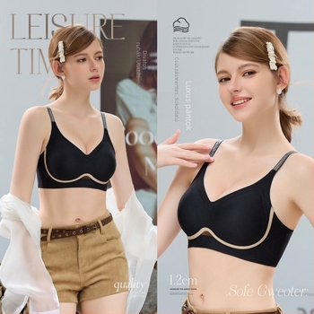 Sima melltartó 1841: puha támasz, 3/4 kosár, nylon anyagú bélés spandex (30-50%), fix kétpánt, hátsó négy sor zárás