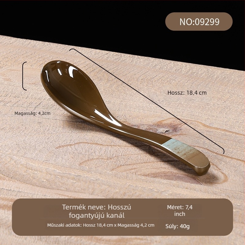 Melamín étkészlet, négy darabos – porcelánutánzat, pöttyös glazúrminta, modern stílus, Belein márka, testreszabható