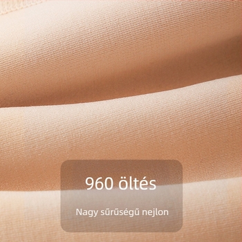 Nylonból készült fleece-sel bélelt téli leggings, magas derék, teljes hosszúságú, meleg és vastag