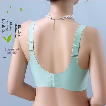 Prémium sportmelltartó fix pohárral, acélkarika nélküli, hátul négy sor csattal, push-up hatás, oldalsó formázás, légáteresztő nylon, luxus dizájn.