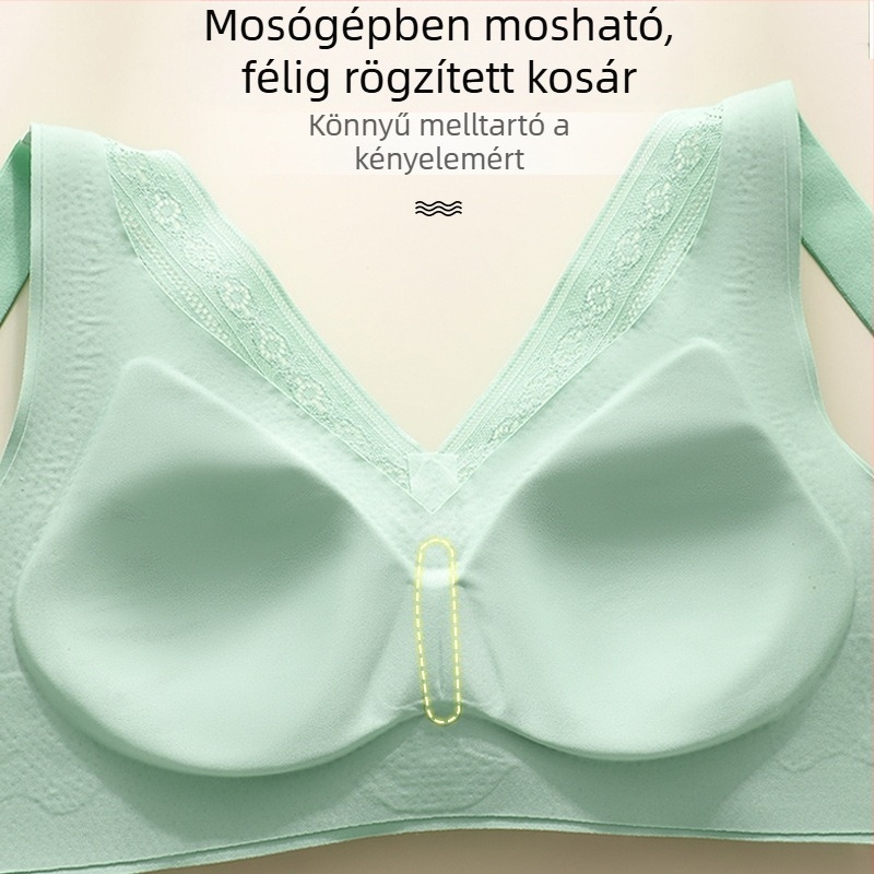 Prémium sportmelltartó fix pohárral, acélkarika nélküli, hátul négy sor csattal, push-up hatás, oldalsó formázás, légáteresztő nylon, luxus dizájn.