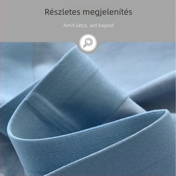 Férfi pamut boxer brief, dobozos csomagolásban, varrás nélküli, magas derekú, egyszínű
