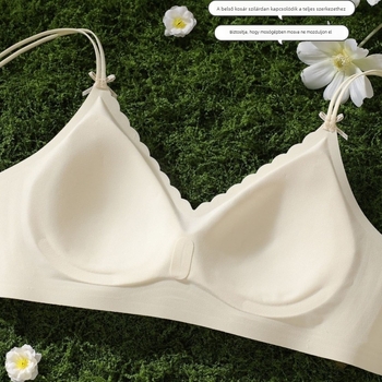 Szegély nélküli latex melltartó kis keblekhez, légáteresztő, puha tartás, Push-Up