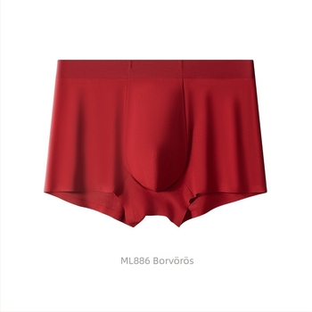 Milan 2026 piros modal anyagú varrat nélküli boxer briefs férfiak számára