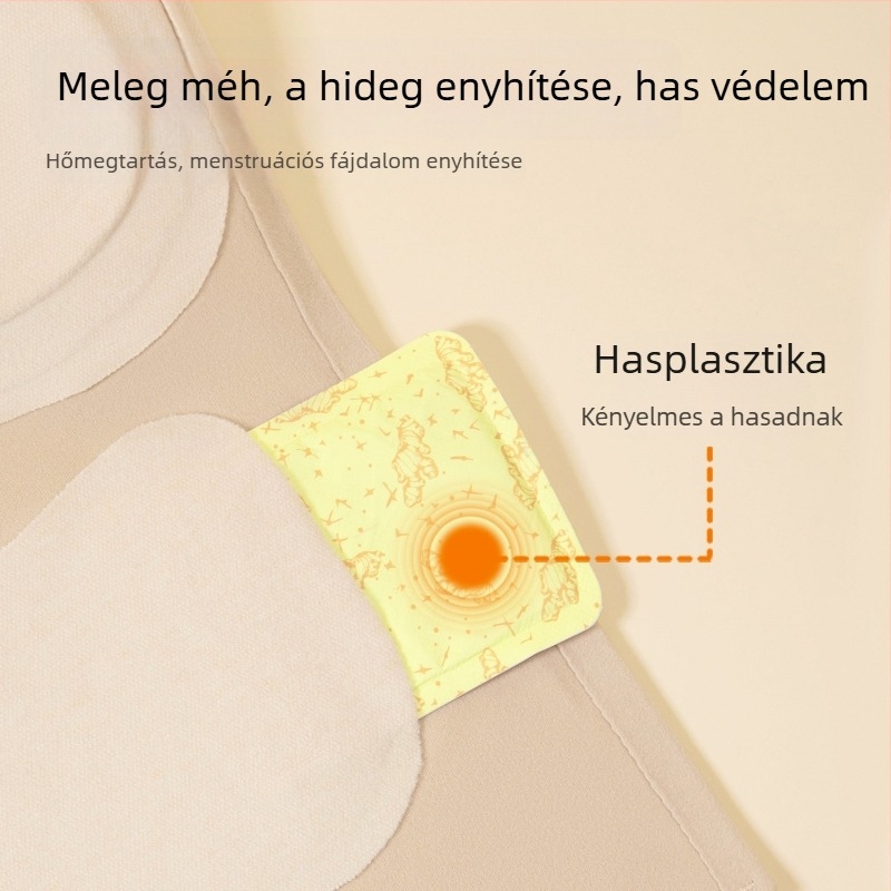 Őszi-téli tinilányoknak szóló termikus mellény beépített melltartócsészével, antibakteriális, melegen tartó