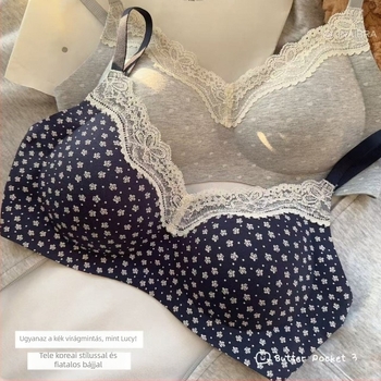 Női vezeték nélküli, seamless push-up melltartó gyengéd tartással, 3/4 kosár, nylon formázott kosarakkal, egész éves kényelem