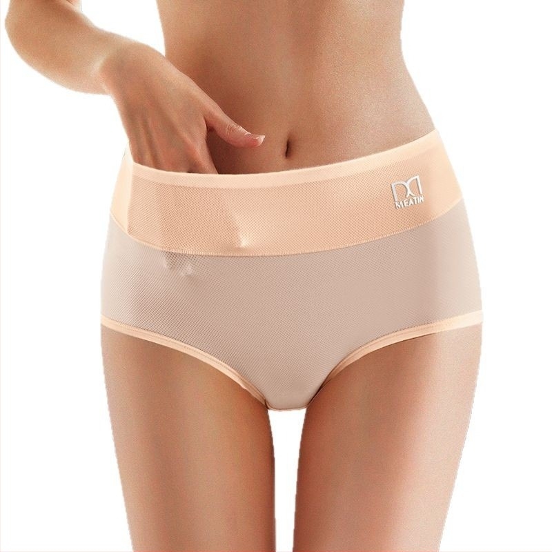 Női menstruációs alsónemű középtalpas, vékony, lélegző, szivárgás elleni védelemmel, Ice Silk anyag, készleten