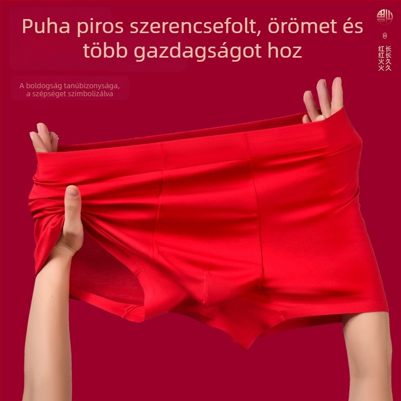 Banana Secret férfi boxeralsó, Modal 60-as, piros, légáteresztő, minden évszakban