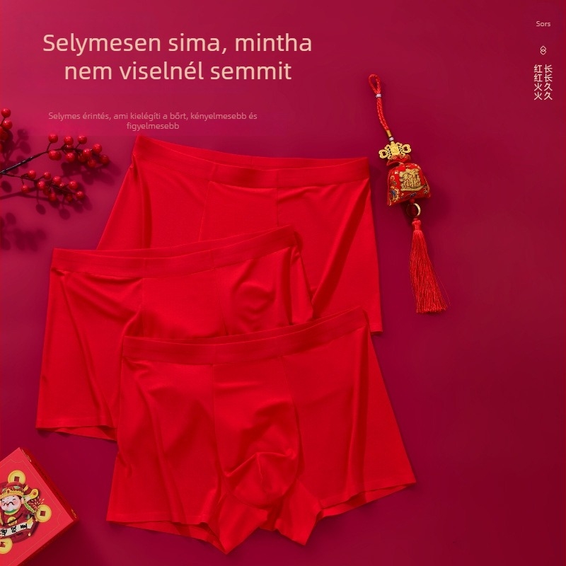 Banana Secret férfi boxeralsó, Modal 60-as, piros, légáteresztő, minden évszakban