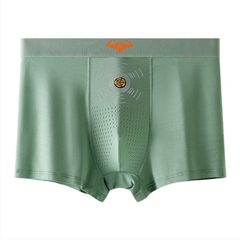 JM Zhongmai 7A mulberry selyem antibakteriális férfi alsónemű, légáteresztő, atkamentes, sport boxer briefs, ősz-tél, 9538
