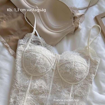 Női kapucnis nylon termos vest beépített melltartóval és mellpótlóval, dupla réteg, V-nyakú, bársonyos belső