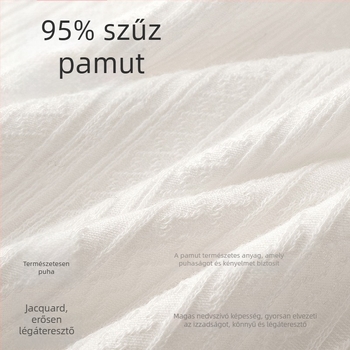Férfi fehér pamut antibakteriális boxeralsó, lélegző, 100% pamut