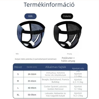 Chengxuan Poliészter Higiéniai Nadrág Nőstény Kutyáknak, Kényelmes Stílus
