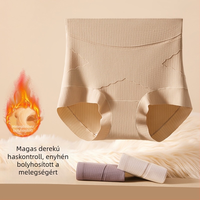 Női magas derekú, varrás nélküli alakformáló alsó, haskontroll, pluszméret, fenék emelés