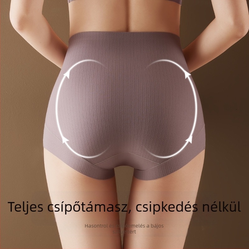 Női magas derekú, varrás nélküli alakformáló alsó, haskontroll, pluszméret, fenék emelés