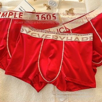 Shamanrou férfi pamut alsónadrágok, lélegzők és rugalmasak, középmagasságú derékkal, 95–100% pamut, minden évszakra