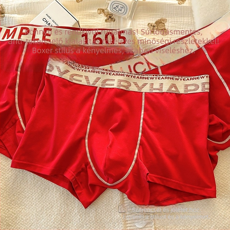 Shamanrou férfi pamut alsónadrágok, lélegzők és rugalmasak, középmagasságú derékkal, 95–100% pamut, minden évszakra