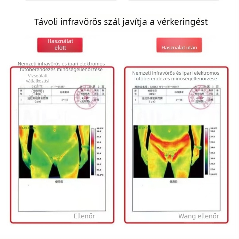 Férfi bevarrás nélküli boxeralsónemű viszkózból, lélegző, antibakteriális, infravörös mágneses rost a redőnél