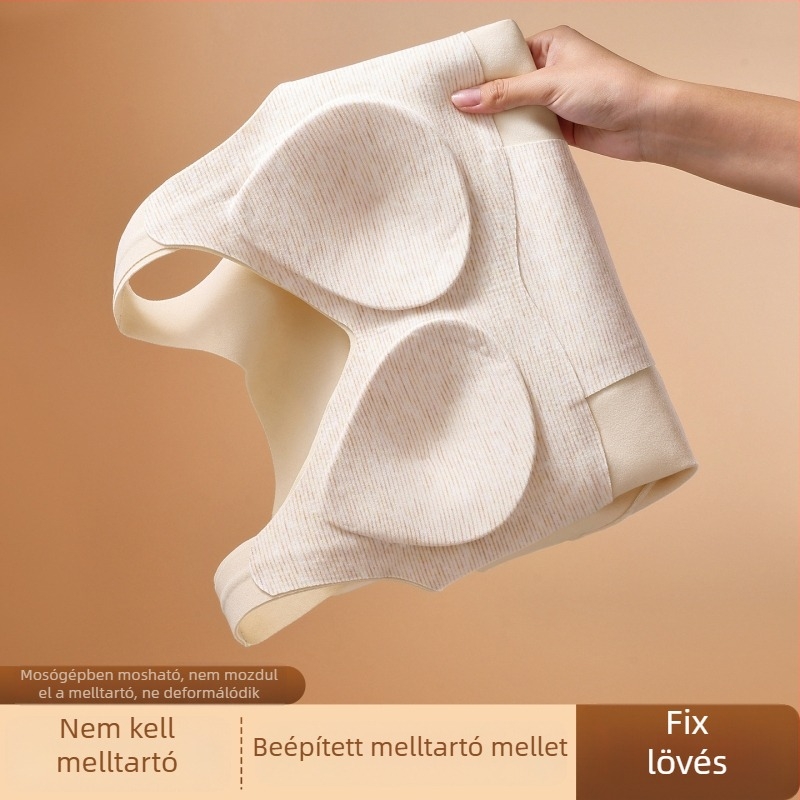 Női termosz mellény beépített melltartóval és párnával, fleece-béléssel, nylon anyagú; testformázó, melegen tartó, külső rétegként viselhető