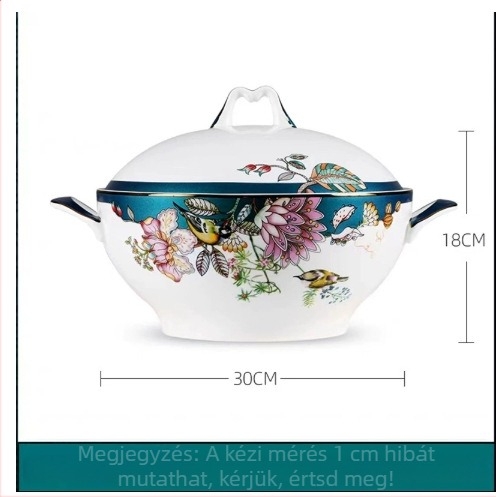 Jun Porcelán csontporcelán négy darabos étkészlet, kerek forma, virágmintázat, mikrohullámú sütőbe tehető