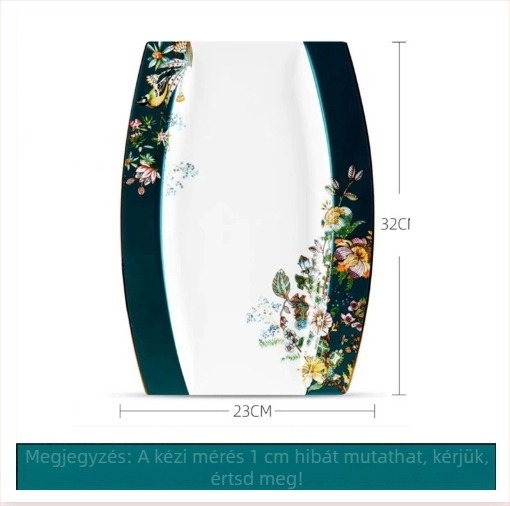 Jun Porcelán csontporcelán négy darabos étkészlet, kerek forma, virágmintázat, mikrohullámú sütőbe tehető