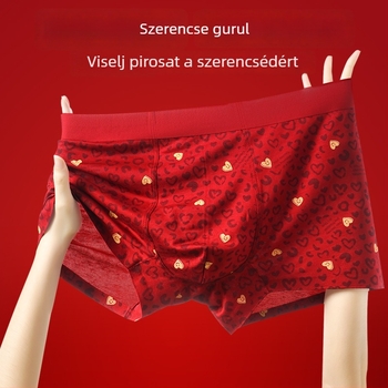 Férfi boxeralsó, lélegző Lyocell anyagból, kötött, virágos mintázat, középmagas derekú, belső réteg viscóz 90–95%