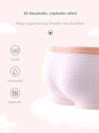 Gyerekeknek készült pamut boxeralsó lányoknak, tavasz–nyár