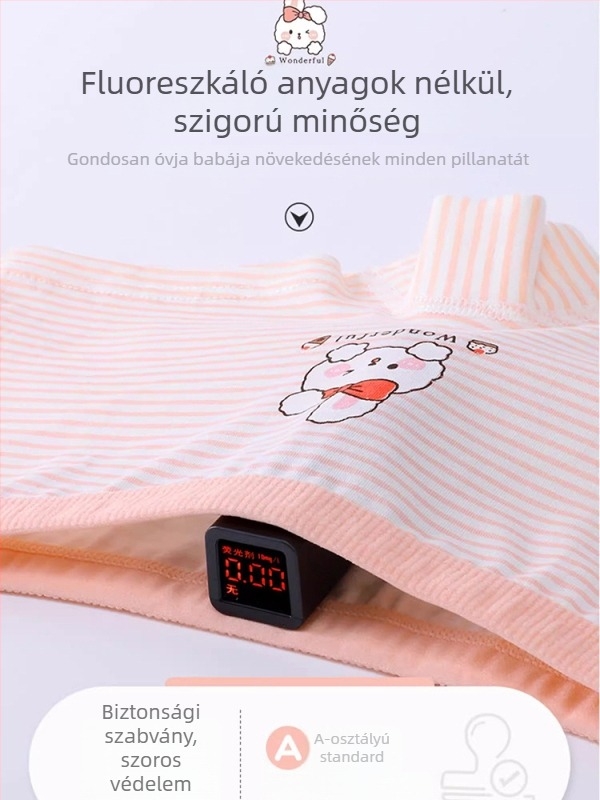 Gyerekeknek készült pamut boxeralsó lányoknak, tavasz–nyár