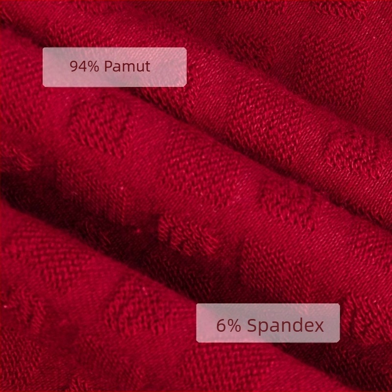 Férfi jacquard mintás boxeralsó, lélegző pamutból, kötött anyag, középmagas derekú, ágyéktáji bélés viszkózból